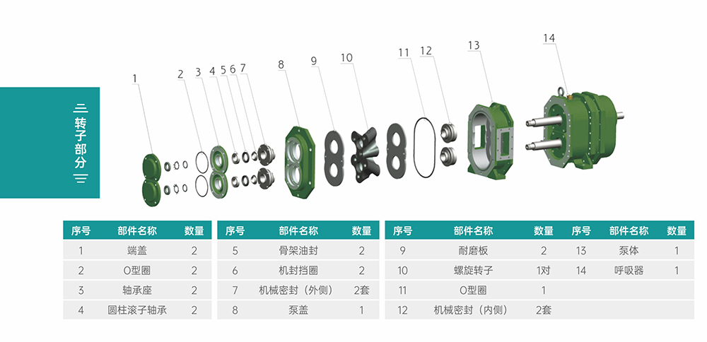 GS/DR係列凸輪91视频一区二区轉子部分結構圖